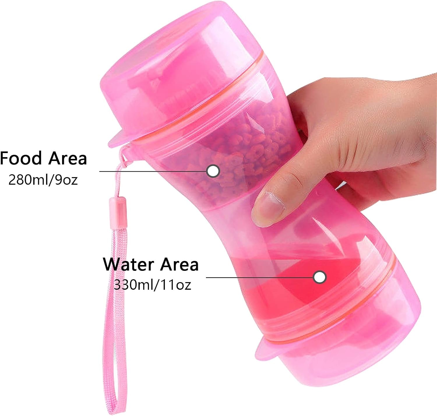 Botella De Agua Portátil Para Paseos 325Ml - Antiderrame