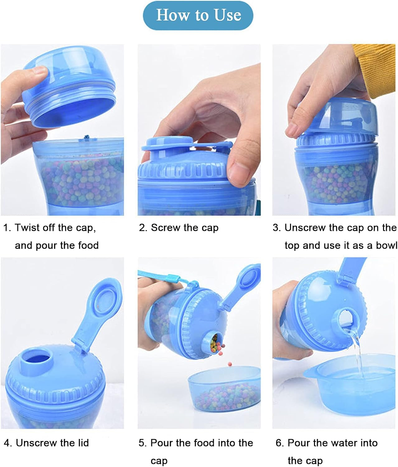 Botella De Agua Portátil Para Paseos 325Ml - Antiderrame