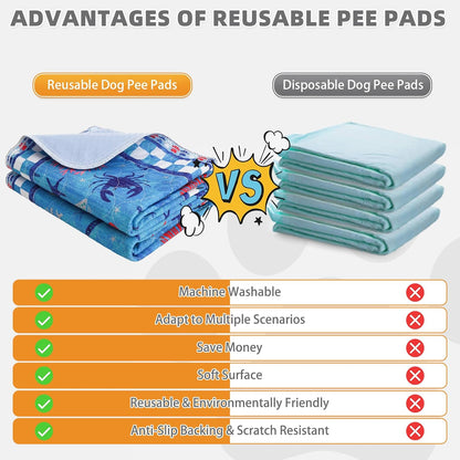 Pee Pads Lavables Reutilizables X2 - Ultra Absorbentes